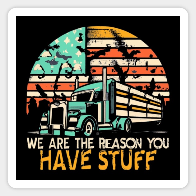 Truck-driver Sticker by Jhontee